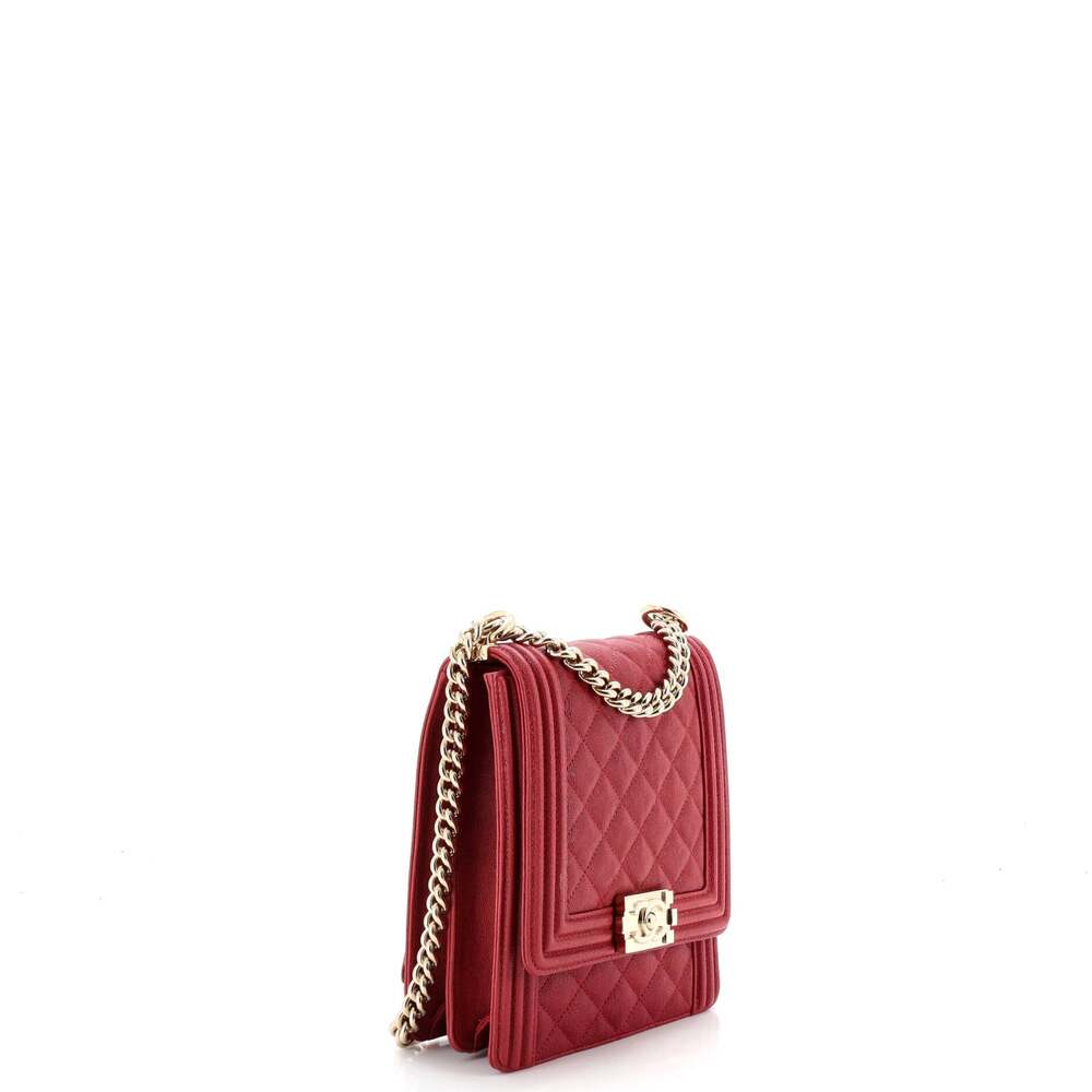 Chanel North South Boy Flap Bag Quilted #254431C29B - Picture 2 of 6